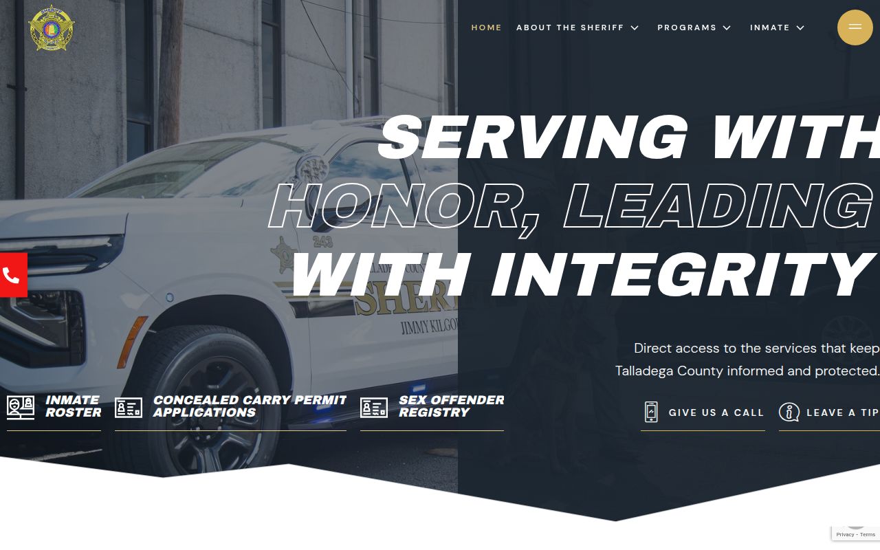 Talladega County Sheriff Office website